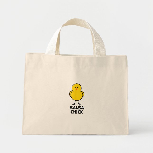 Salsa Chick Mini Tote Bag (Front)