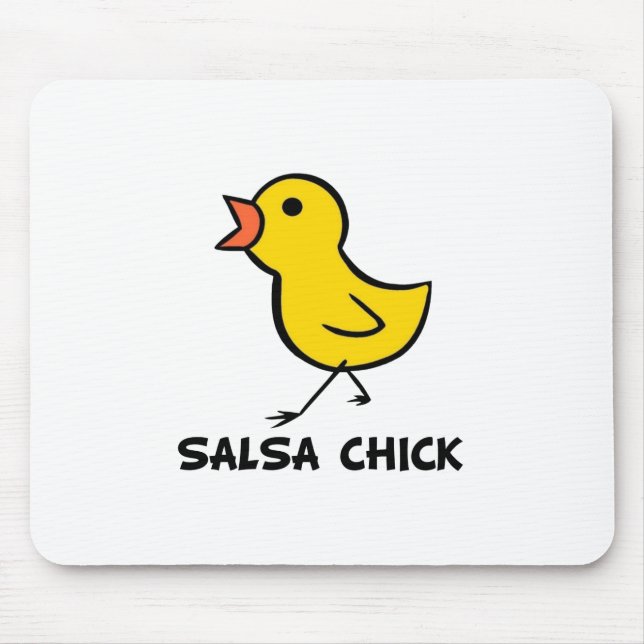Salsa Chick Mousepad (Front)