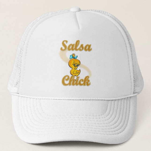 Salsa Chick Trucker Hat (Front)