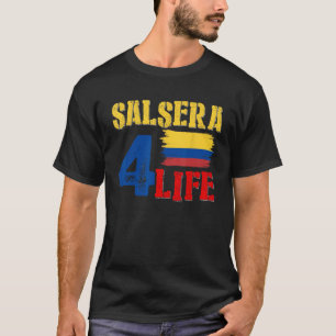Salsa Colombiana Gift, Musica Colombian Flag Pride T-Shirt