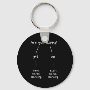 Salsa Dance Are You Happy Dancing Latin Dancer Sal Key Ring