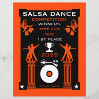 Salsa Dance Competition Certificate