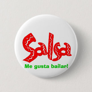 Salsa Dance Logo 6 Cm Round Badge