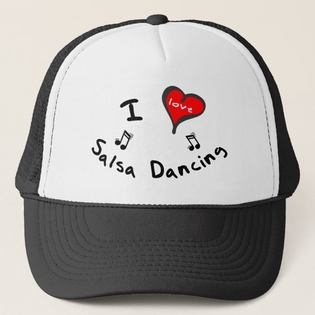 Salsa Dancing Hat   - I Heart Salsa Dancing (Front)