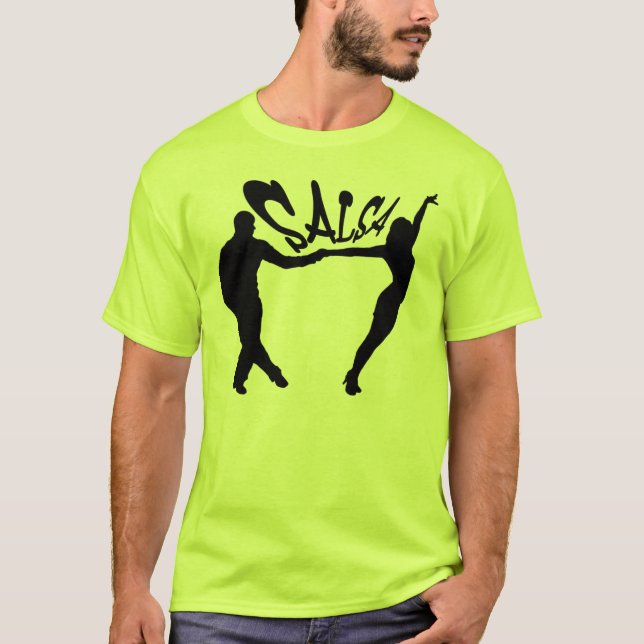 SALSA DANCING SALSERO AND SALSERA T-SHIRT (Front)