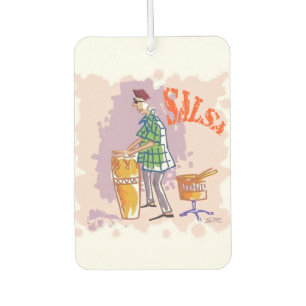 Salsa Drummer car air freshener
