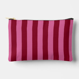 Salsa Flamingo Pink Stripe Accessory Pouch