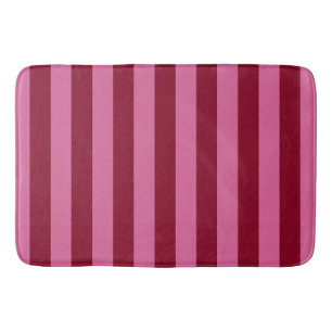 Salsa Flamingo Pink Stripe Bath Mat