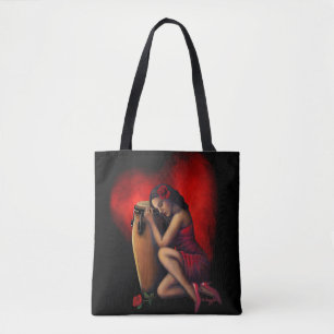 Salsa Heartbeat Tote Bag