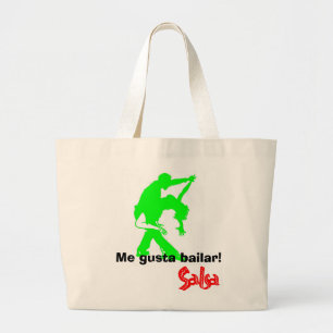 Salsa! Large Tote Bag
