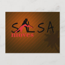Salsa Moves - Postcard