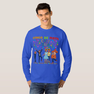 Salsa Sunset Celebration deep royal blue T-Shirt