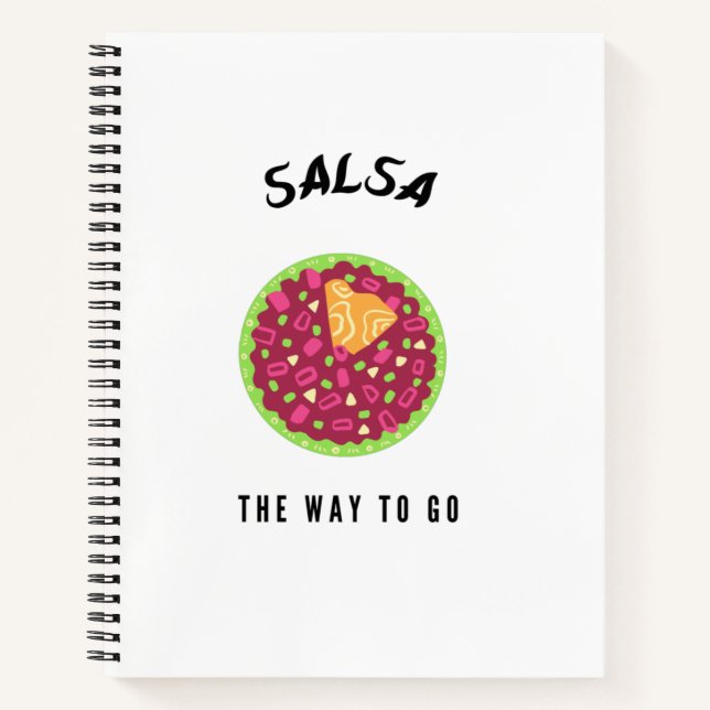 Salsa the way to go notebook (Front)