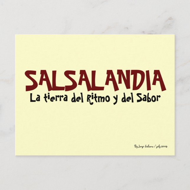 Salsalandia Postcard (Front)