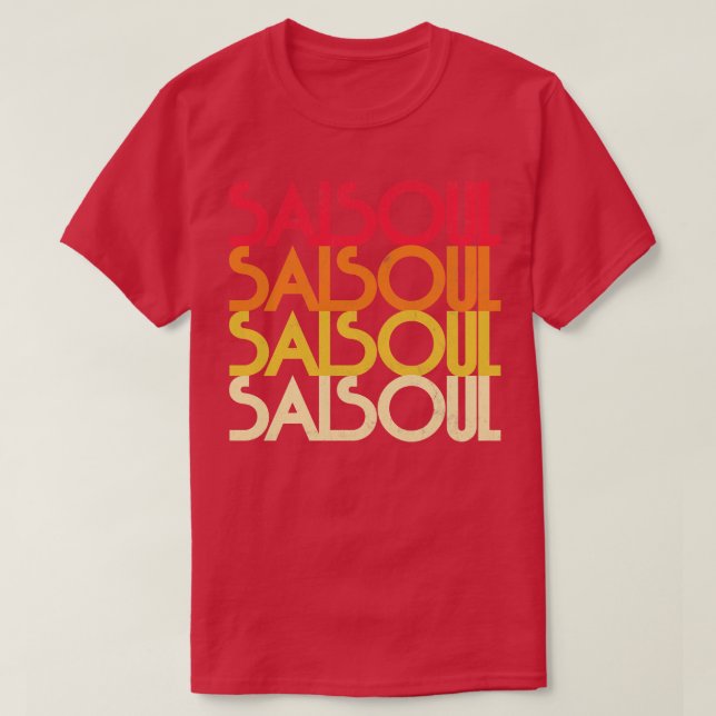 Salsoul Retro Music Fan Design T-Shirt (Design Front)