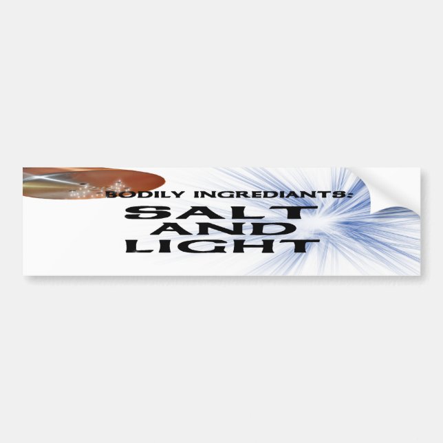 SALT AND LIGHT BS LT BUMPER STICKER (Front)