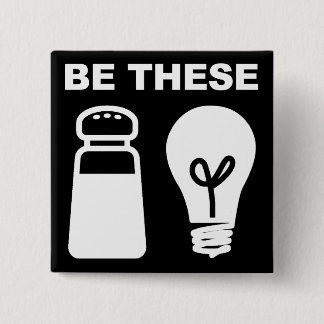 Salt and Light Christian Button Badge Pin