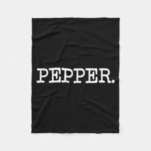 Salt and PEPPER Shaker Funny Matching Halloween Fleece Blanket