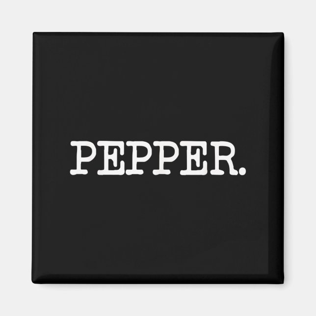 Salt and PEPPER Shaker Funny Matching Halloween Magnet (Front)