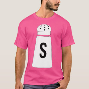 Salt And Pepper Shakers Couple Matching Halloween T-Shirt