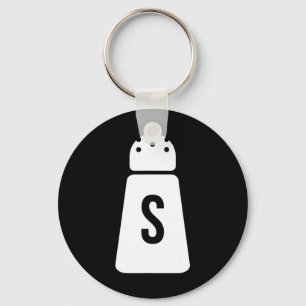 Salt And Pepper Shakers Funny Couple Matching Hall Key Ring