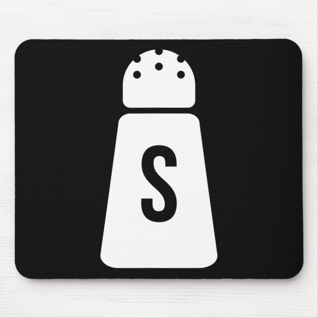 Salt And Pepper Shakers Funny Couple Matching Hall Mouse Pad (Front)