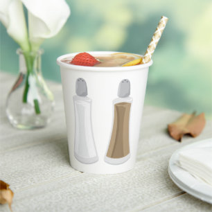 Salt And Pepper Shakers Paper Cups