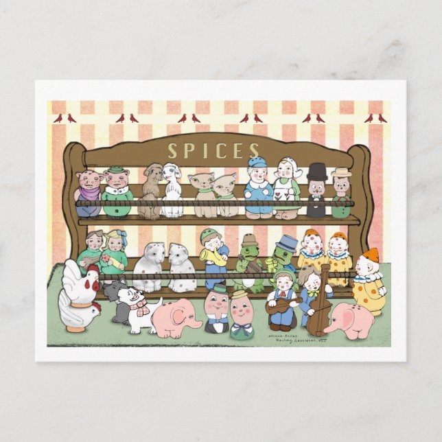 Salt and Pepper Shakers Postcard (Front)