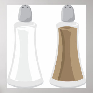 Salt And Pepper Shakers Poster