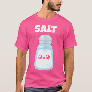 Salt Costume Matching Pepper And Salt Couple Kawai T-Shirt