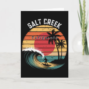 Salt Creek Beach California Beach Surfing Card