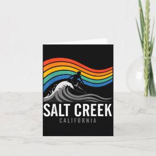 Salt Creek Beach California Surfboarder Surfing Card