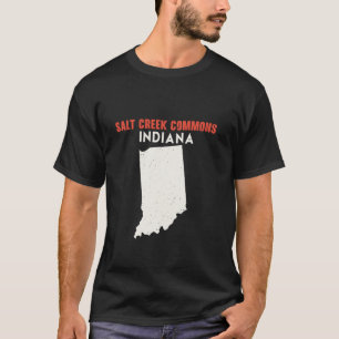 Salt Creek Commons Indiana USA State America Trave T-Shirt