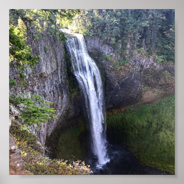 Salt Creek Falls, OR Poster (Front)
