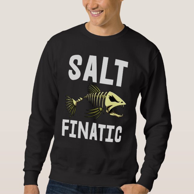 Salt Finatic Tee Skeleton Fish Bone Tees Sharp Tee (Front)