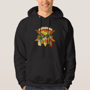 Salt Hot Sauce Pizza Sunglass Cheesy Hawaiian Toma Hoodie