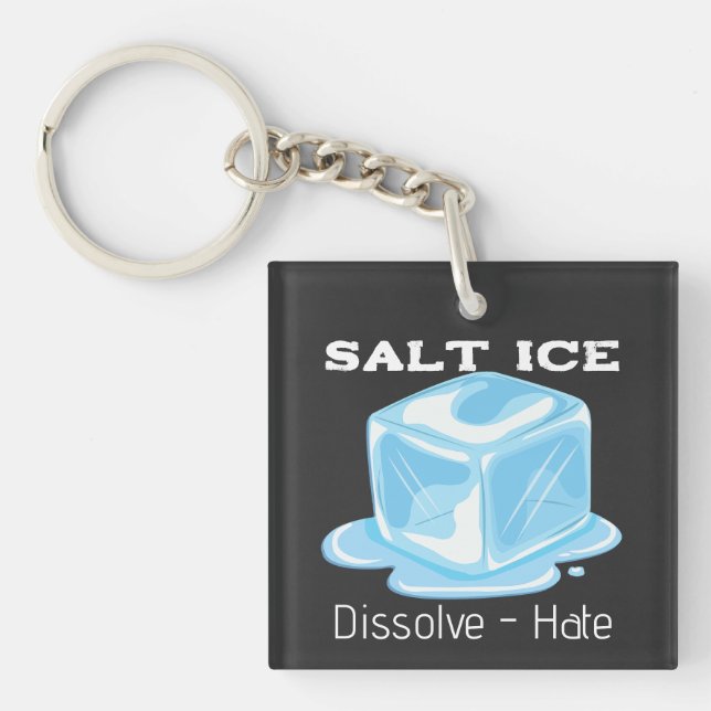 Salt Ice Keychain (Front)
