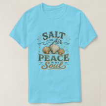 Salt in the Air Seashell Beach T-Shirt