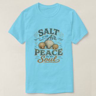 Salt in the Air Seashell Beach T-Shirt