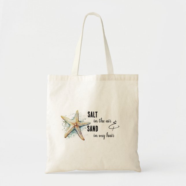 "Salt in the Air" Tote Bag (Front)