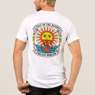 Salt in the Blood Sun & Anchor Nautical Adventure Tri-Blend Shirt