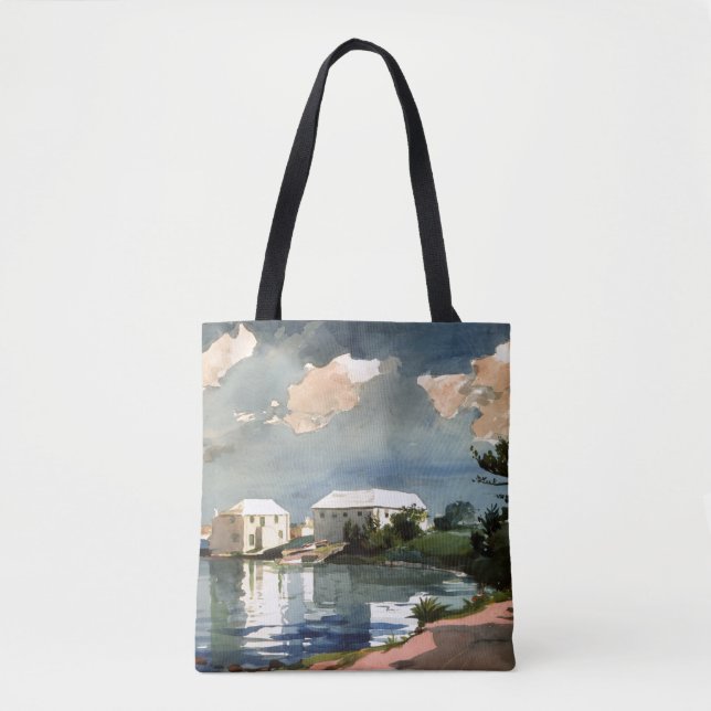 Salt Kettle, Bermuda painting by Winslow Homer Tote Bag (Front)