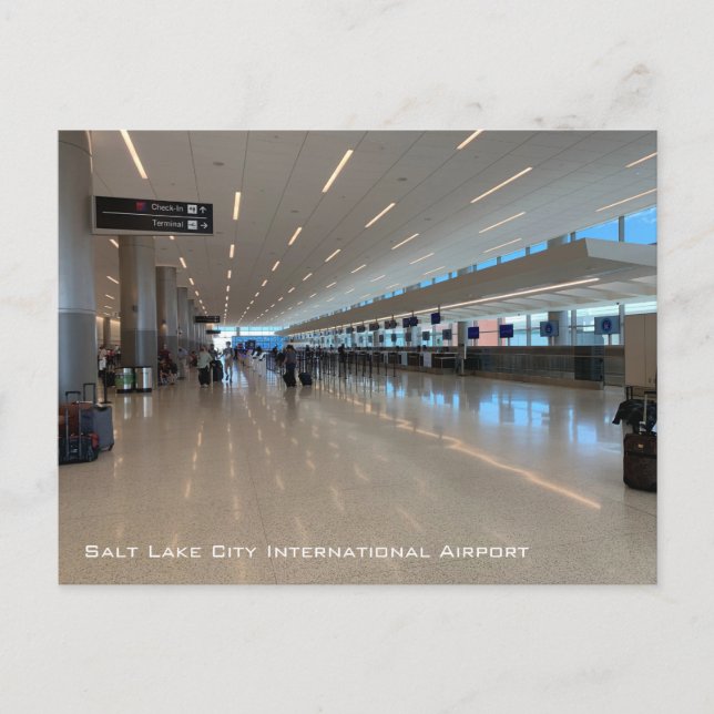 Salt Lake City Inter Postcard (Front)