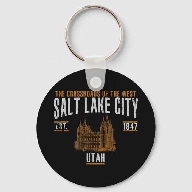 Salt Lake City Key Ring (Front)