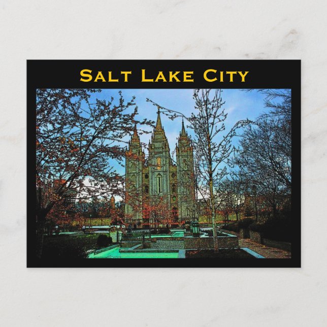 Salt Lake City Postcard (Front)