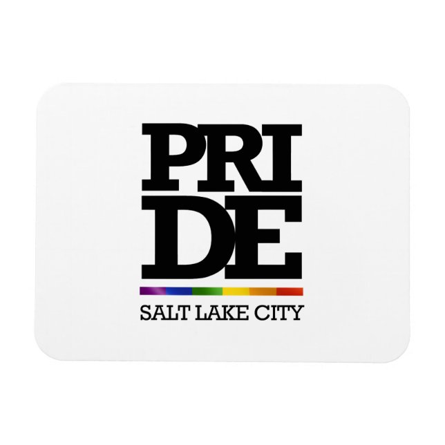 SALT LAKE CITY PRIDE -.png Magnet (Horizontal)