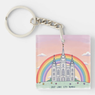 Salt Lake City Temple Key Ring