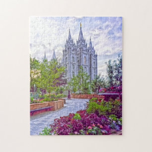 Salt Lake City Utah. Jigsaw Puzzle