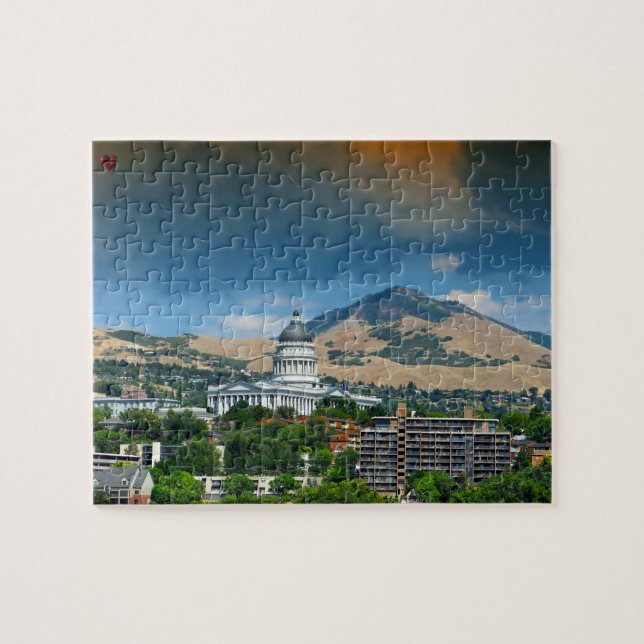 Salt Lake City Utah Jigsaw Puzzle (Horizontal)