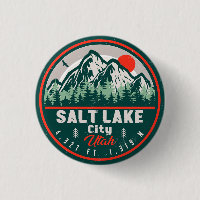 Salt Lake City Utah Retro Sunset Souvenirs 60s